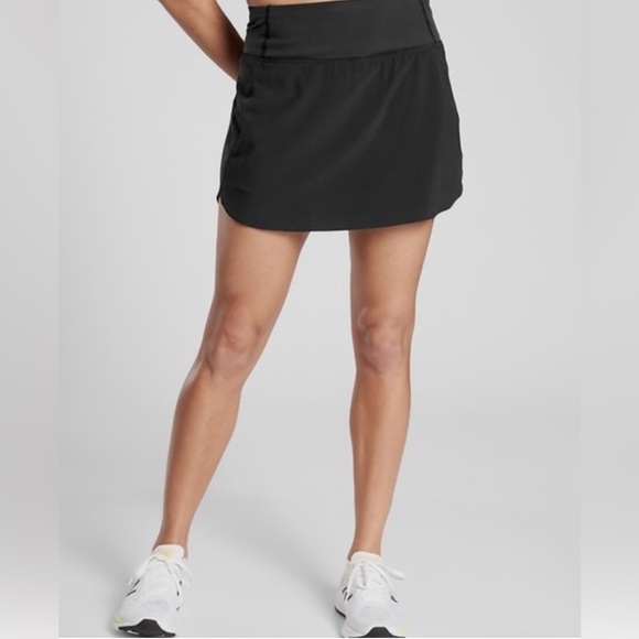 Athleta Pants - Athleta Women's Black Run With It Skort Sz XL Tennis Athleisure